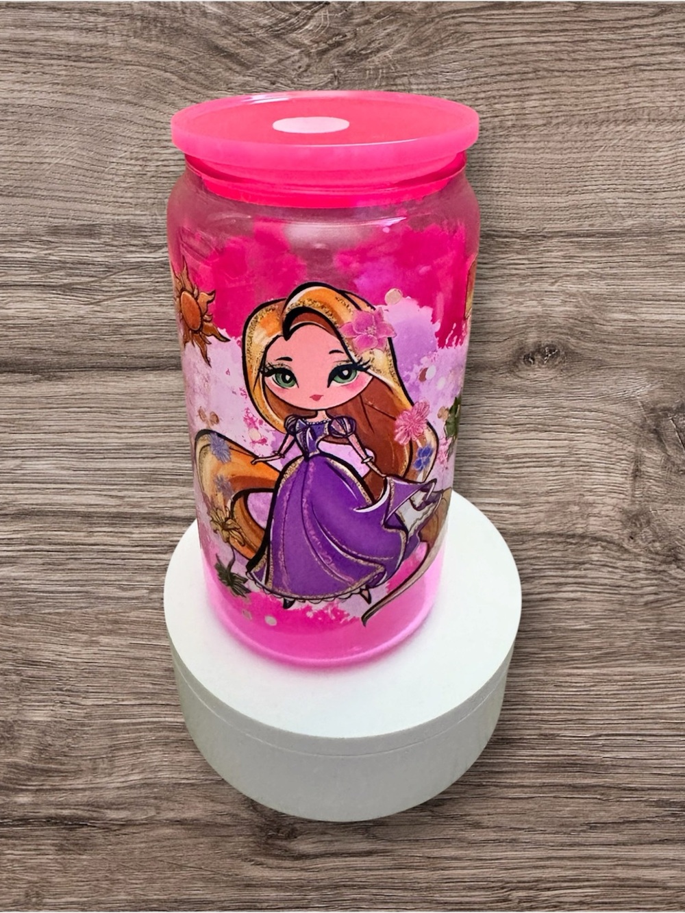 Rapunzel pink jelly cup
